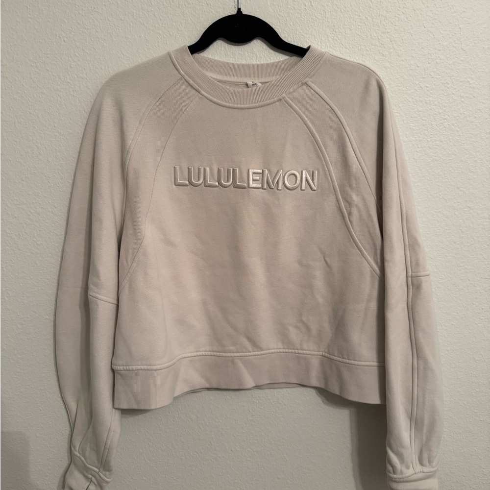 Women’s Lululemon Athletica Scuba Oversized Pullover Wordmark Sweater
